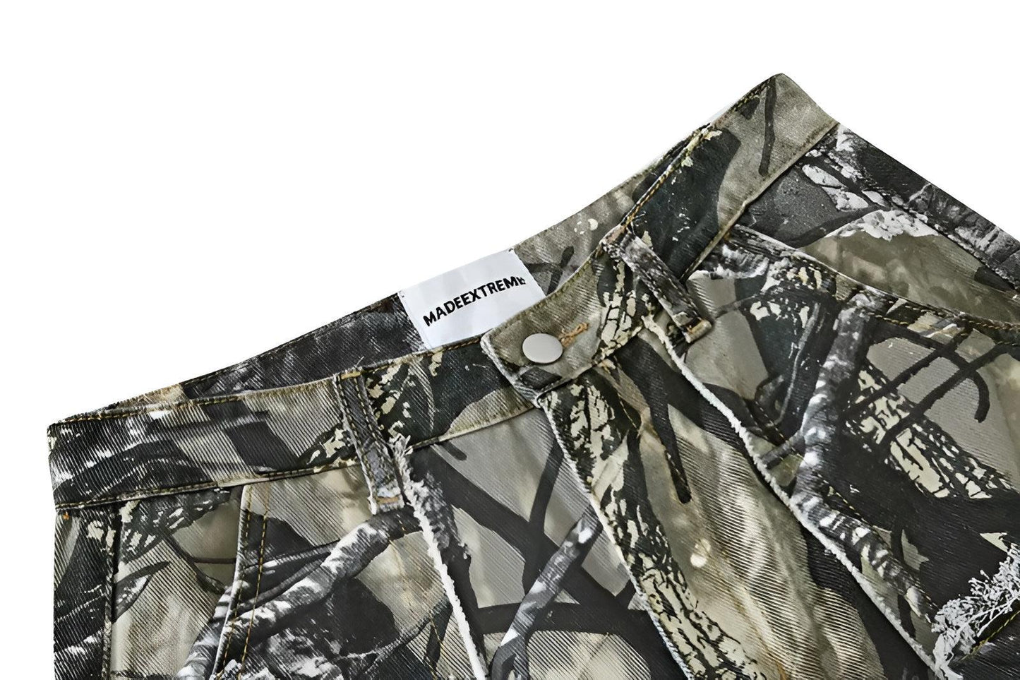 Flared Camo Cargo Unisex Pants
